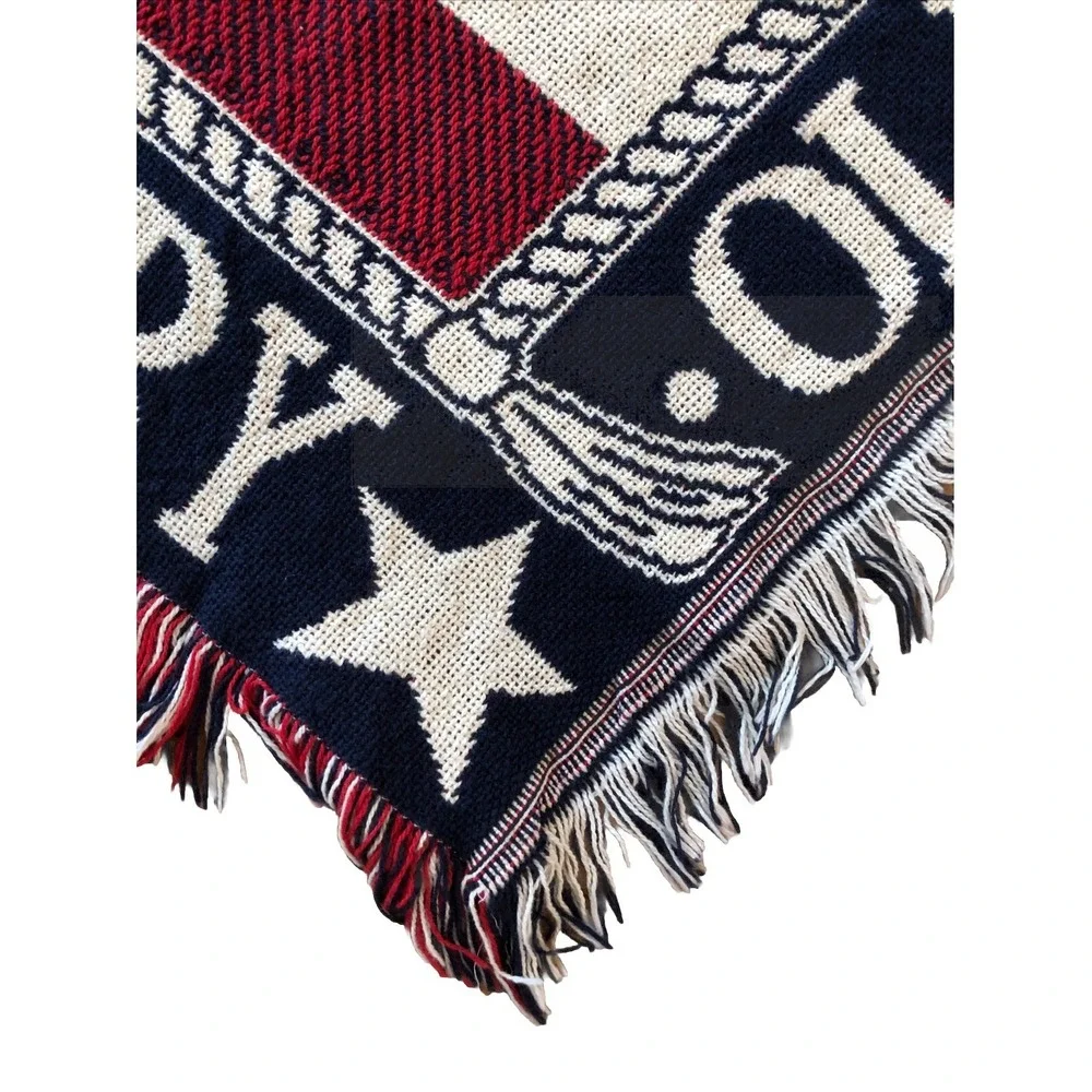 Old Glory American Flag Throw Blanket Tapestry Patriot Afghan 69